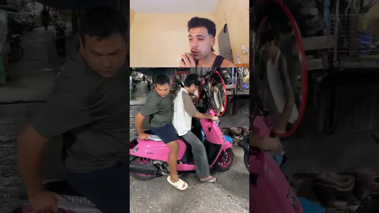 مقاطع مضحكة لموتور كبير على الرواض