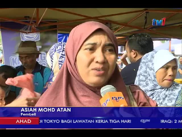 Jualan Jimat Belanja Aidilfitri di Pasar Tani