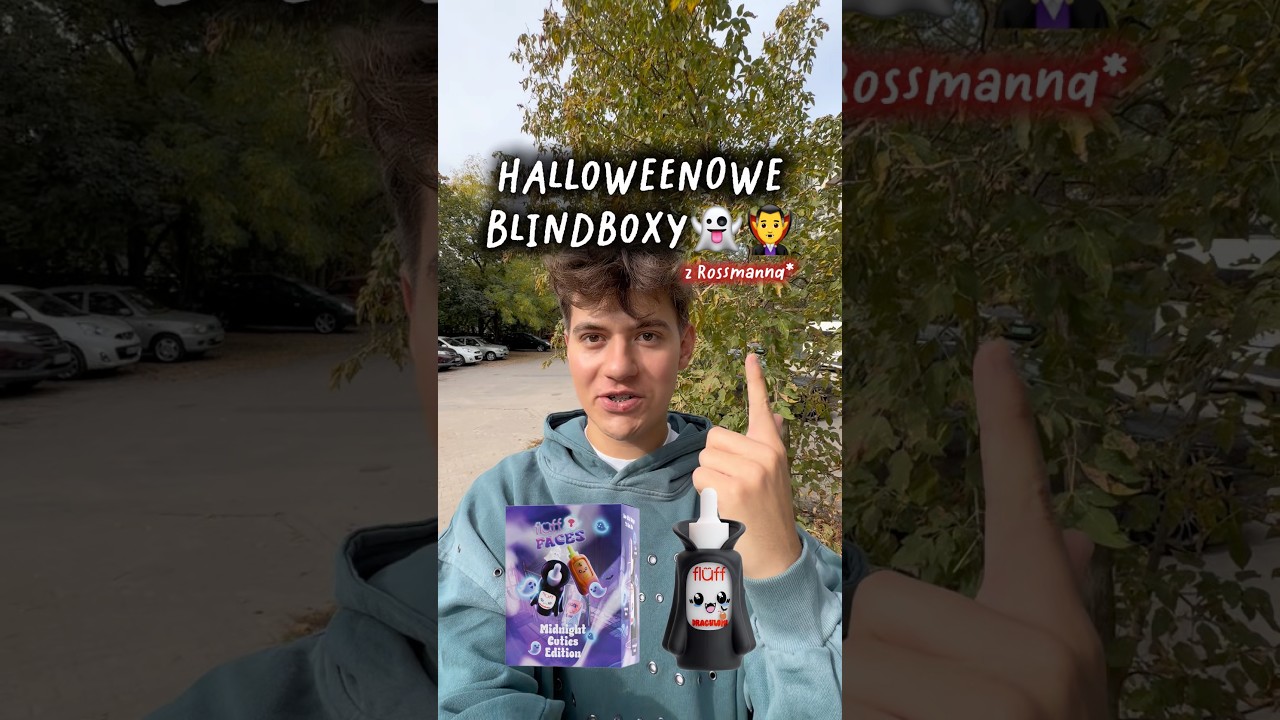 Poszukiwania halloweenowych blind boxów w Rossmannie