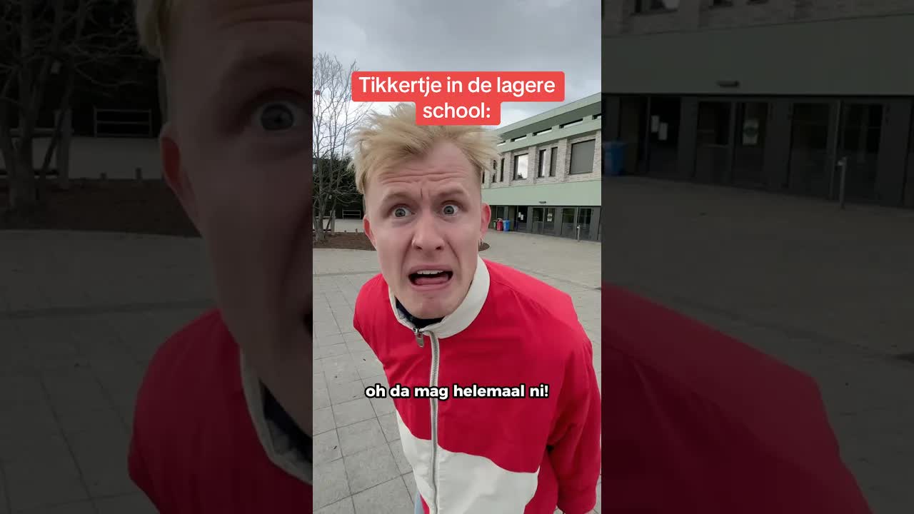 Een ruzie tijdens een schoolspelletje