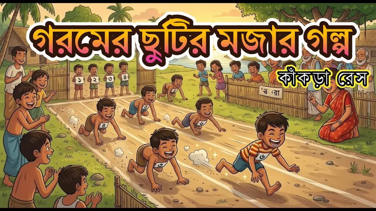 গরমের ছুটিতে কাঁকড়া রেসের মজা