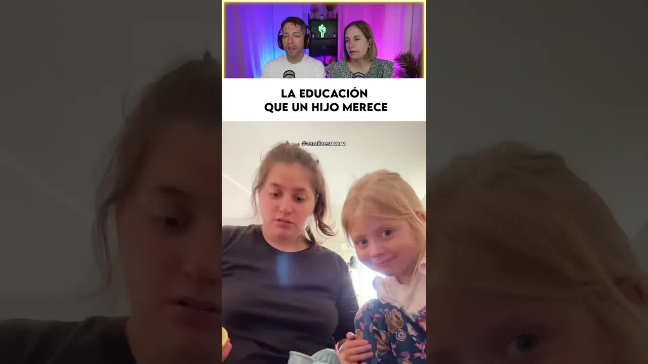 Una lección familiar en casa