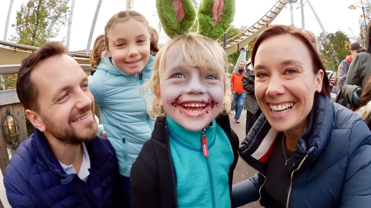 Halloween på Liseberg med familjen
