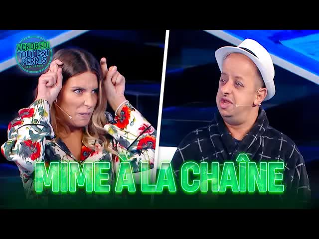 Mime à la chaîne : devine l'expression