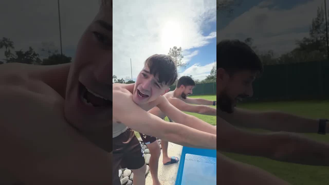 Cuando el agua está fría pero igual te metes
