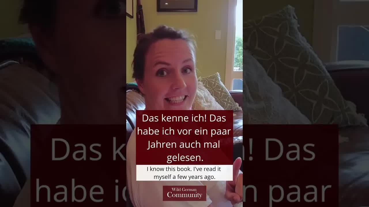 ein kurzes Gespräch über ein spannendes Buch