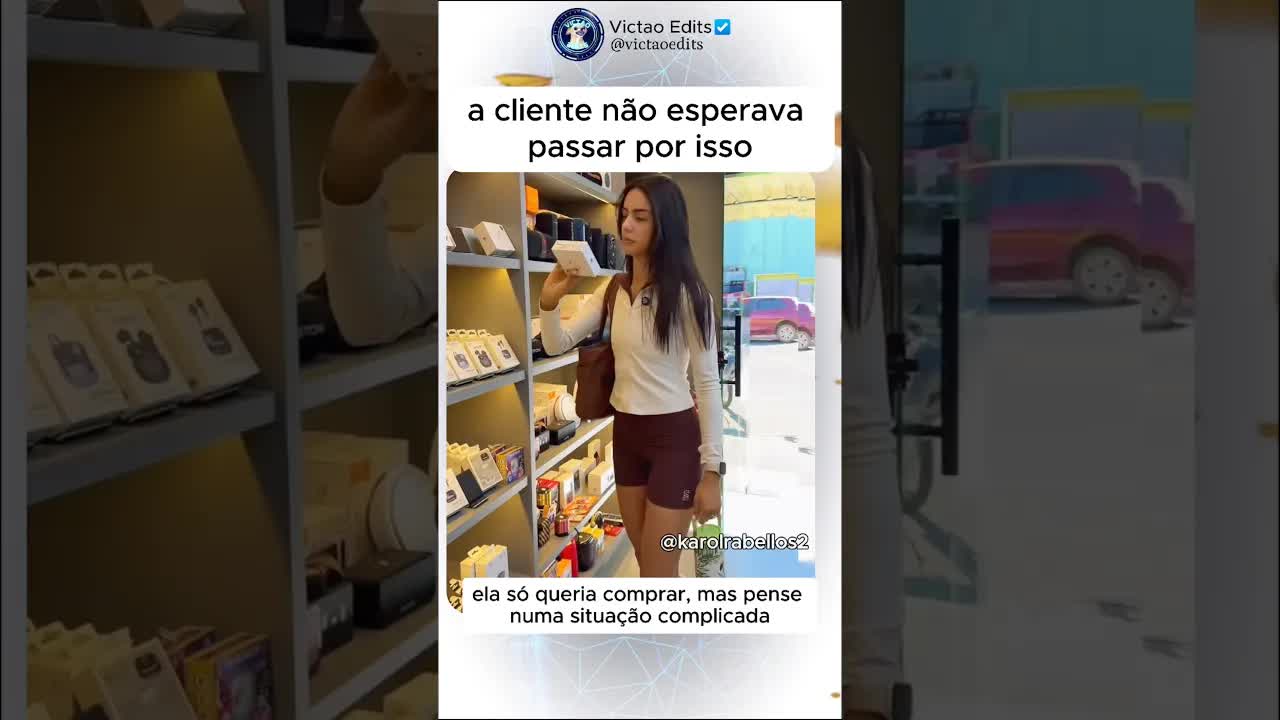 Ela só queria comprar, mas complicou tudo