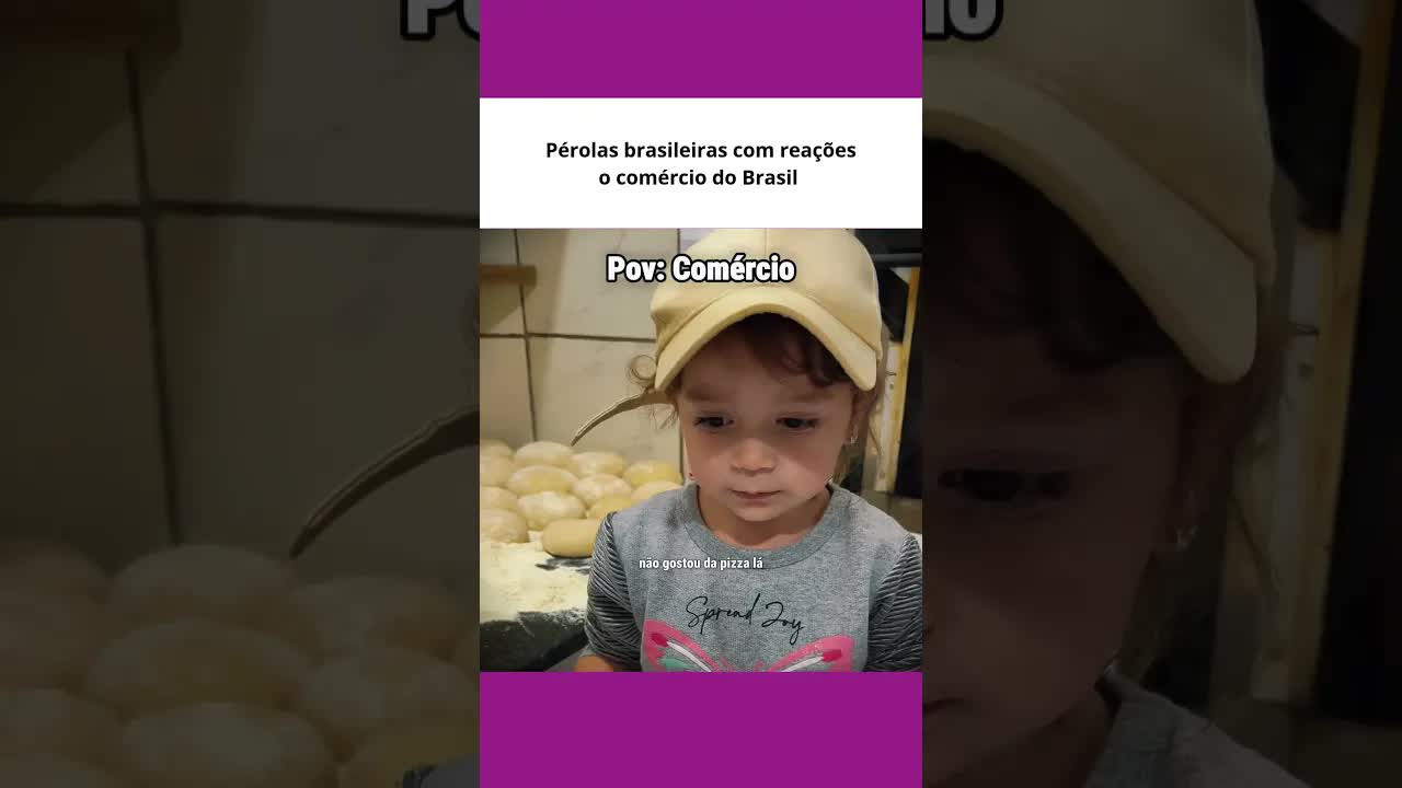 Pérolas brasileiras com reações engraçadas no comércio