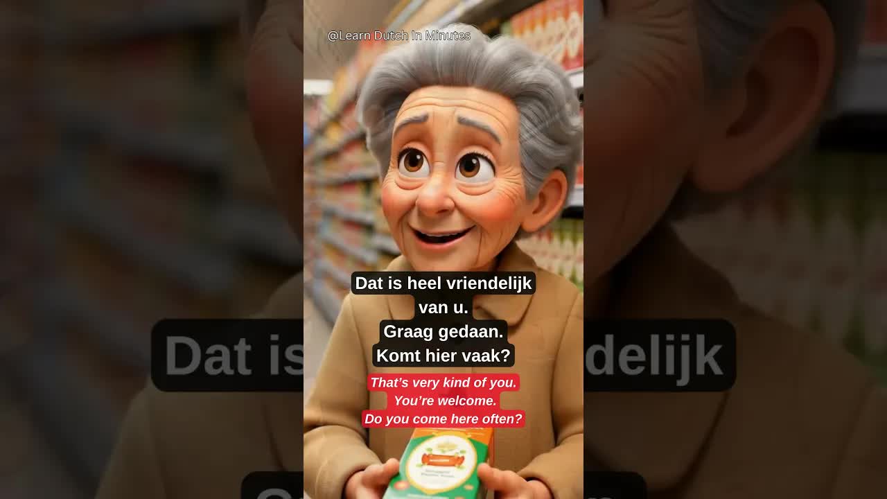 Hulp in de supermarkt