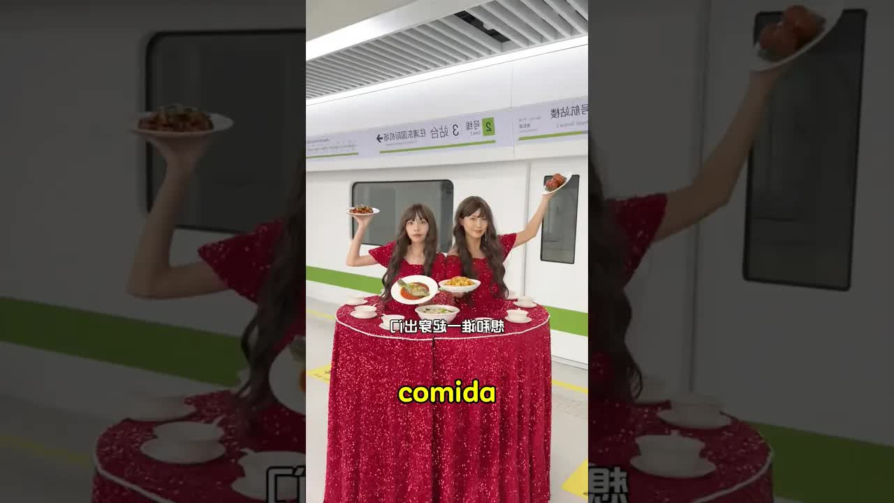 Un vestido que se convierte en comedor portátil