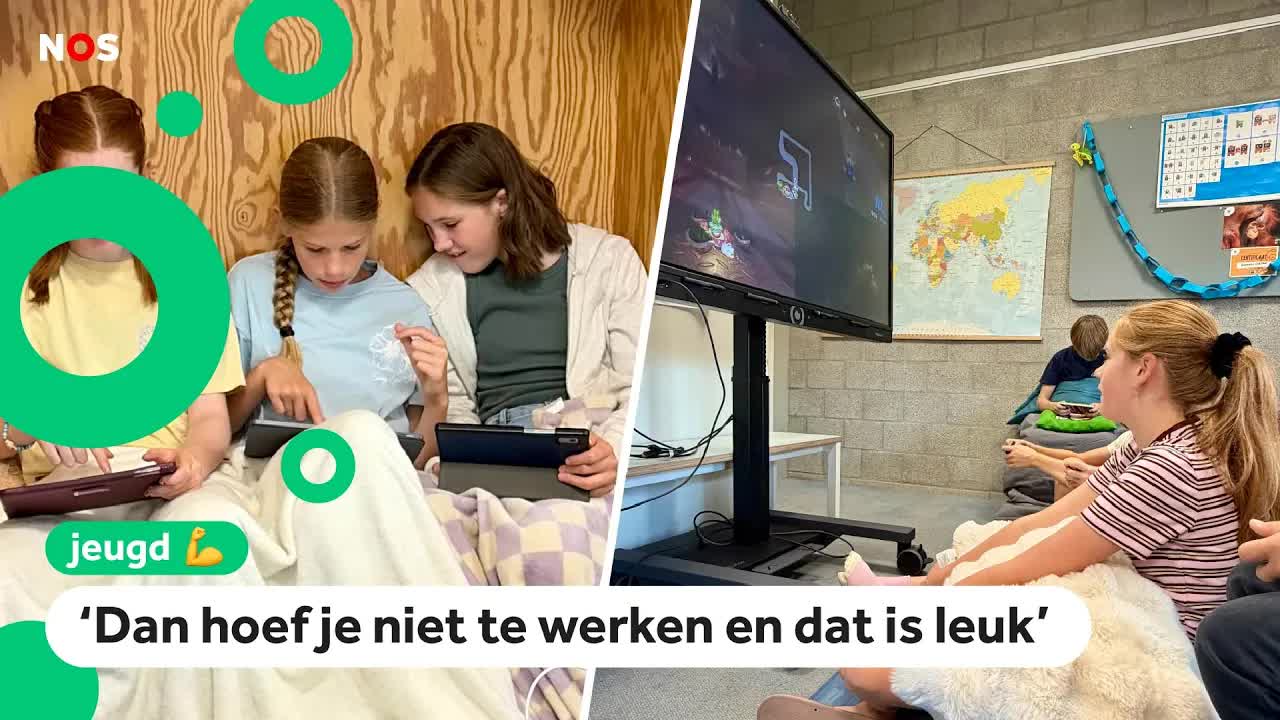 De hele dag gamen op school