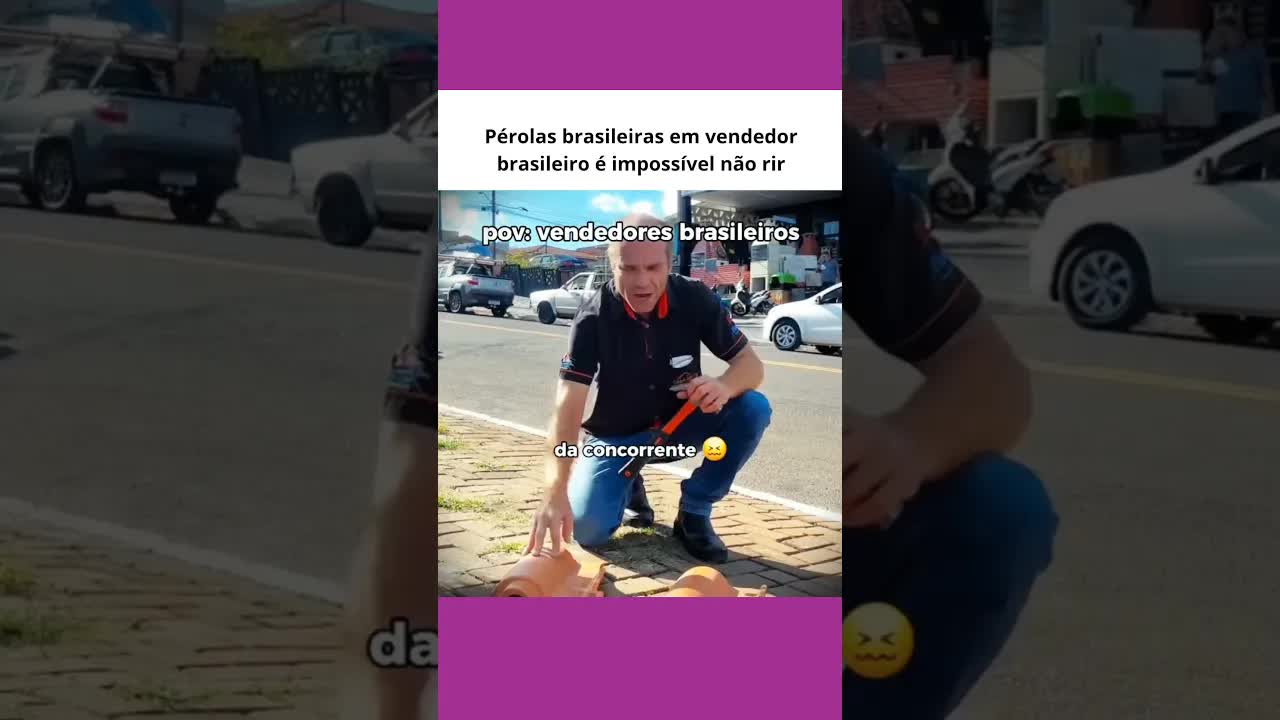 Primeiro dia vendendo paçoca com humor