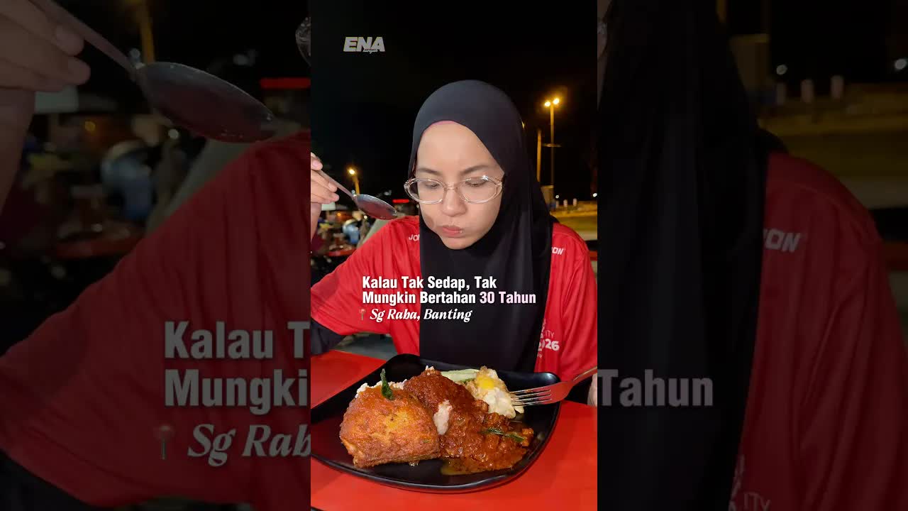Nasi Lemak Sedap di Banting Malam Hari