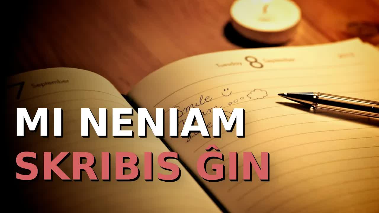 Mi Trovis Mian Infanaĝan Taglibron
