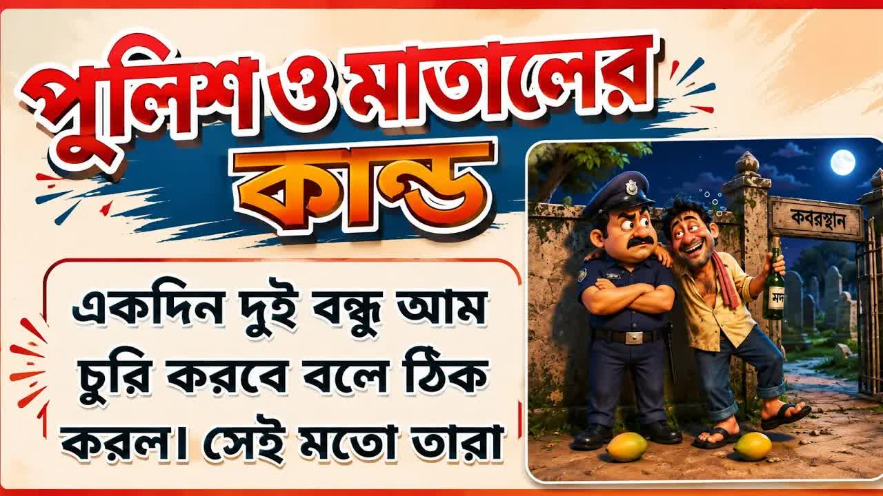 পুলিশ ও মাতালের কান্ড