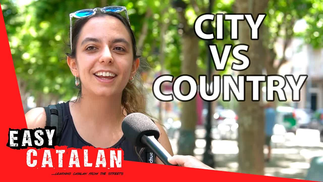 Vivir en un poble o en una ciutat?