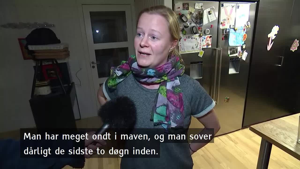 Line forbereder sig på stormfloden Ingolf