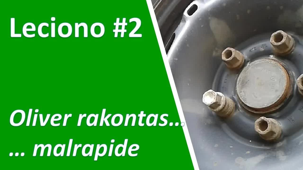 Mi provis ripari mian aŭton