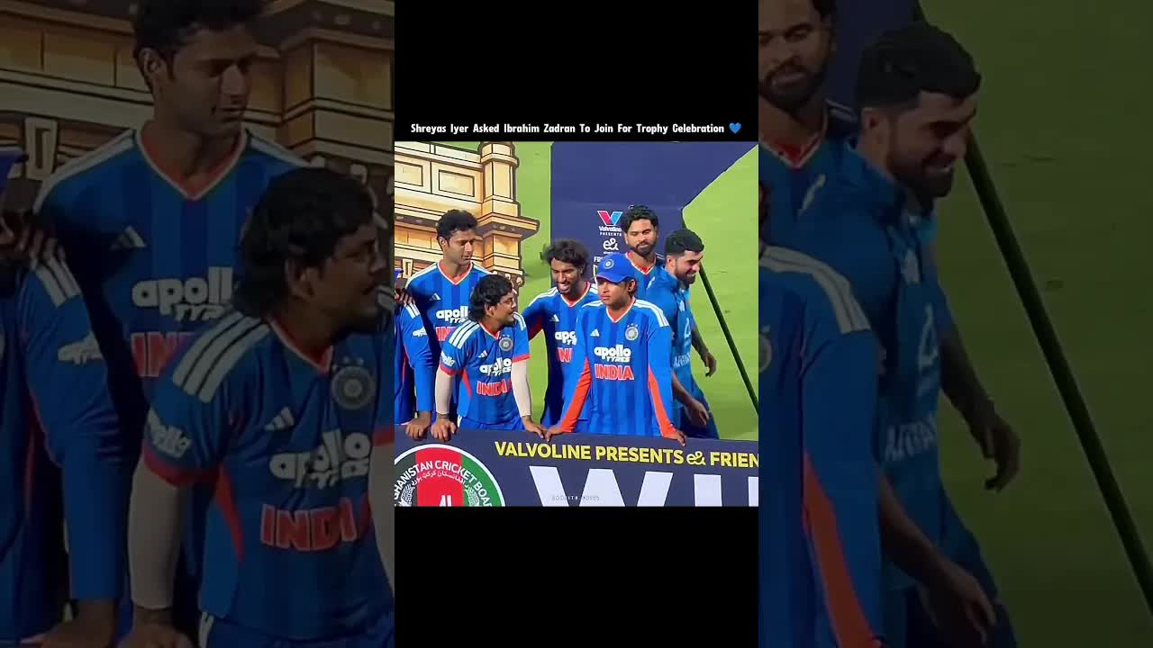 சன்ஜு மற்றும் ஸ்ரேயாஸ் இபிராஹிம் ஜத்ரானை அழைக்கிறார்கள்