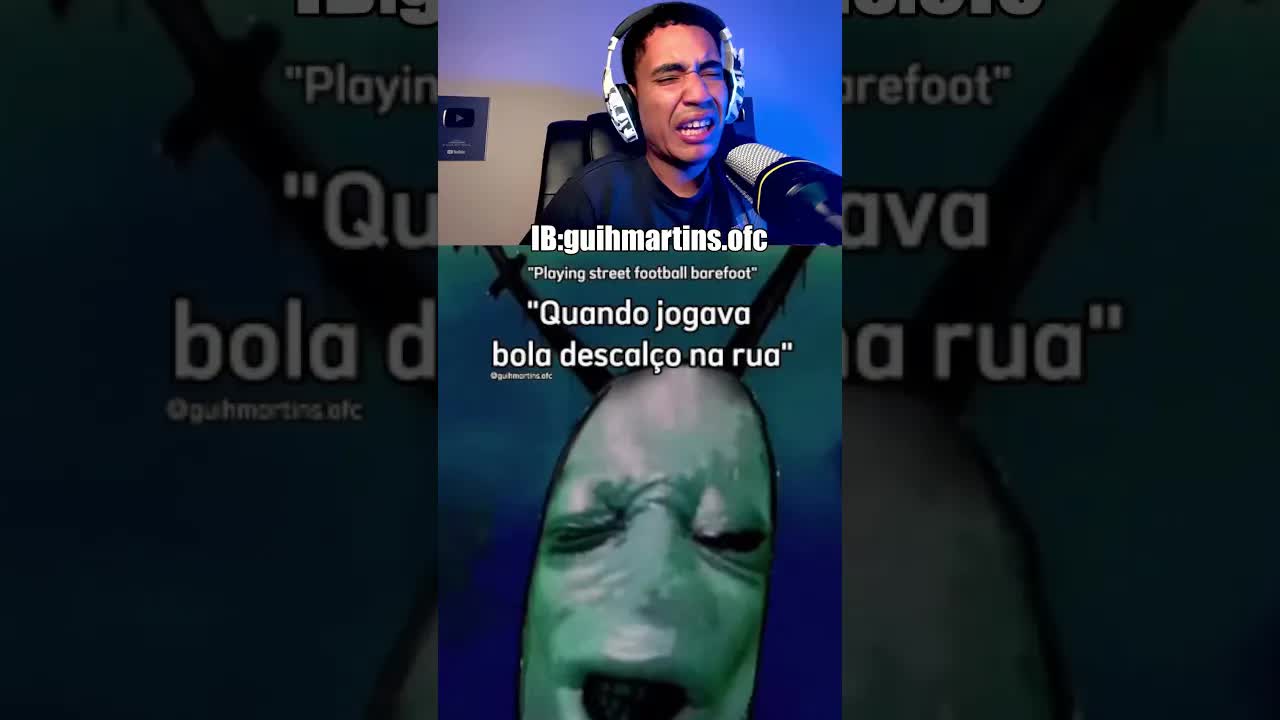 Quando eu jogava bola descalço na rua