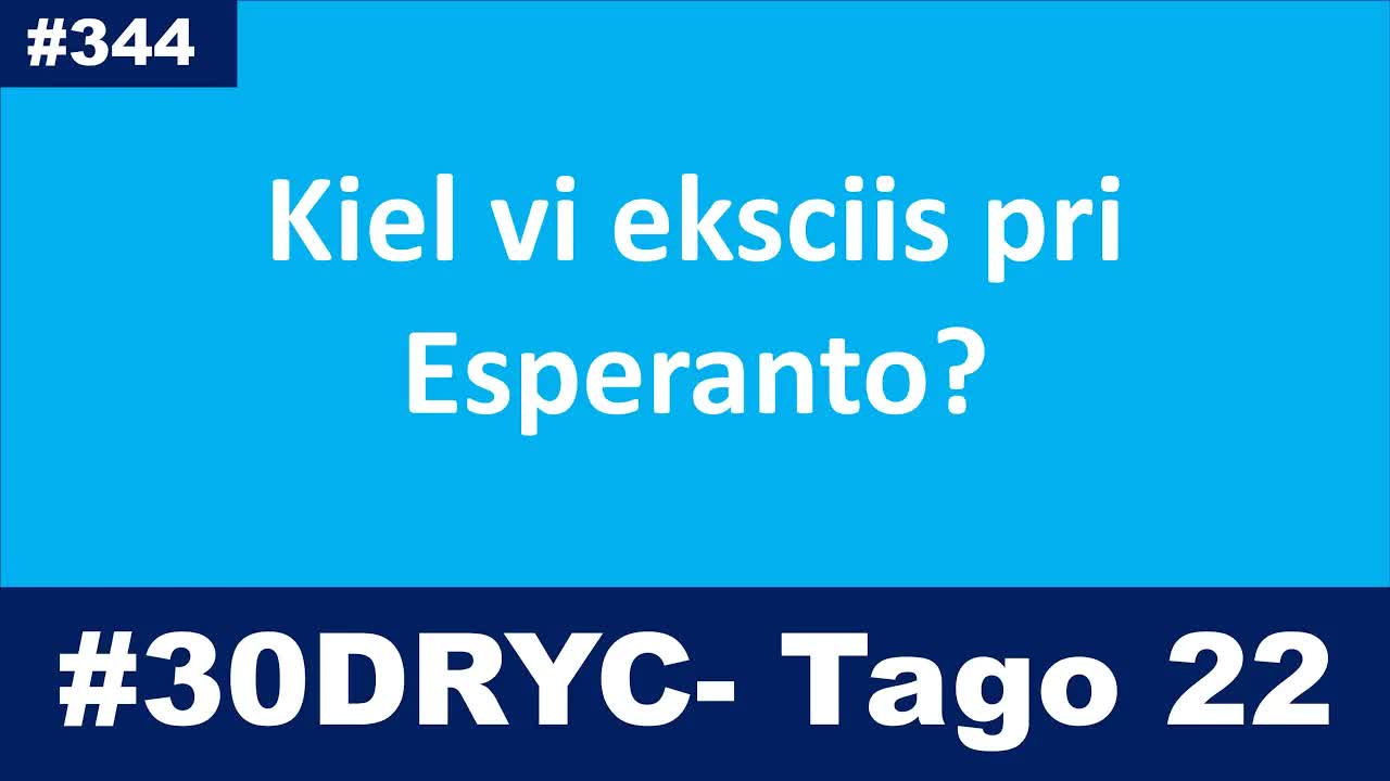 Kiel mi lernis Esperanton en 2004