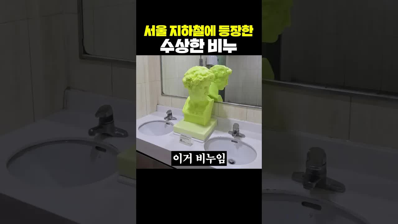 서울 지하철 수상한 비누 조각상 이야기