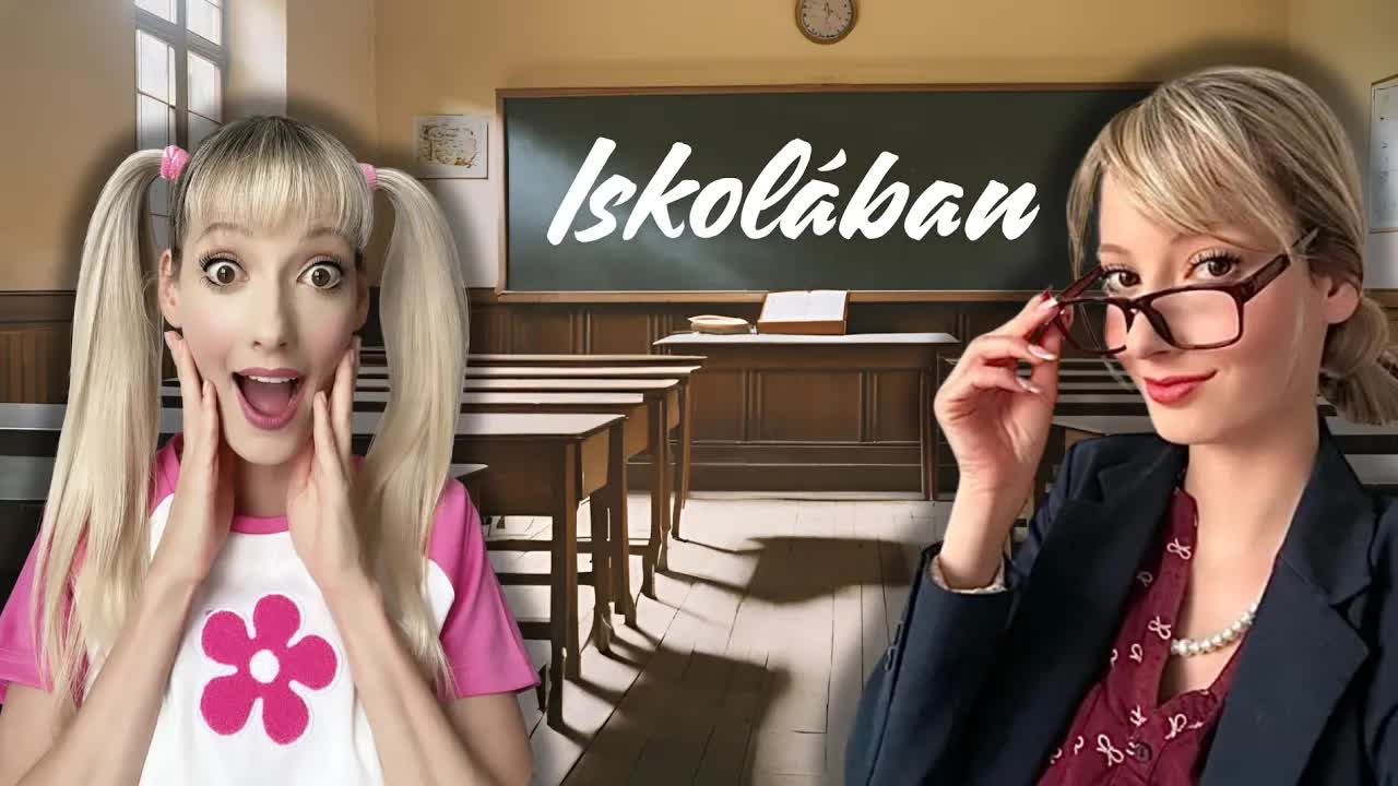 Egy nap iskolában kihívásokkal és játékokkal