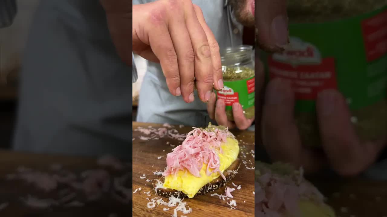 Gör en sjuk signerad nattmacka med zaatar