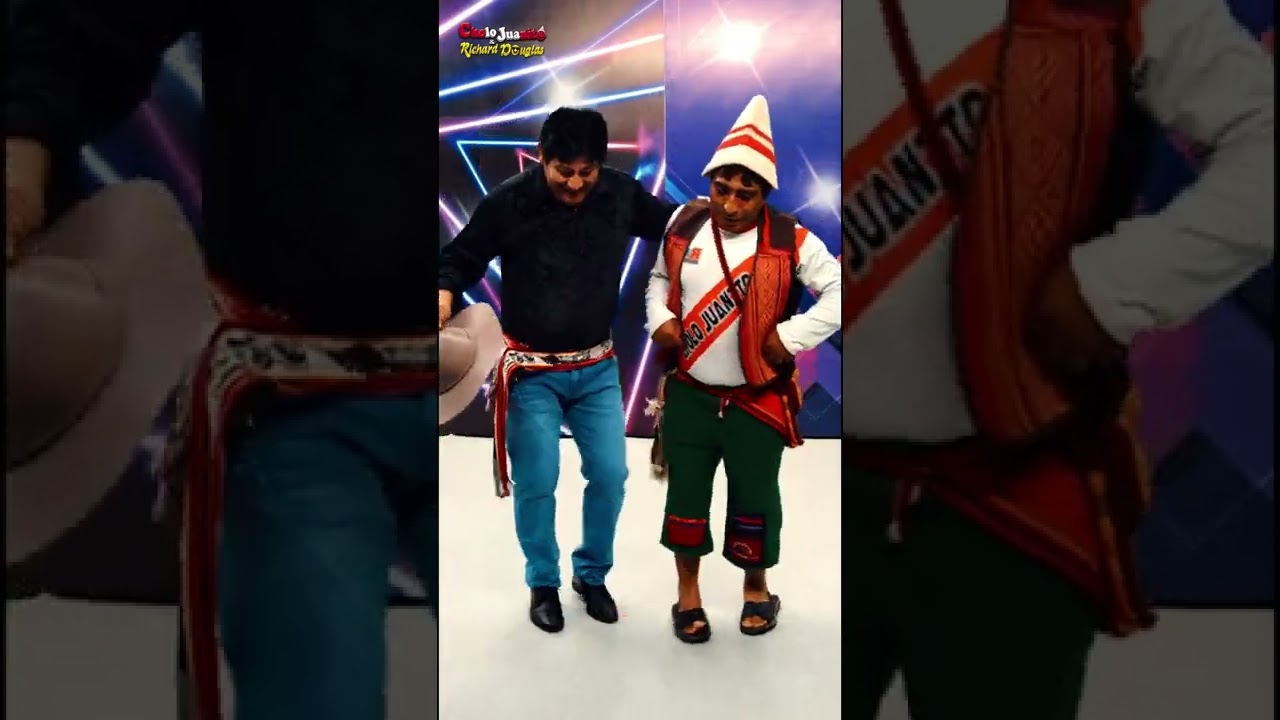 bailando salay con sombrero, chalina y humor