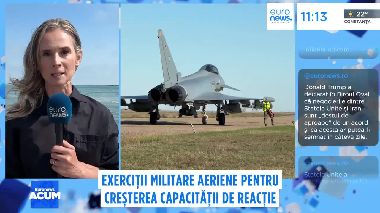Exerciții aeriene NATO la joasă înălțime în România