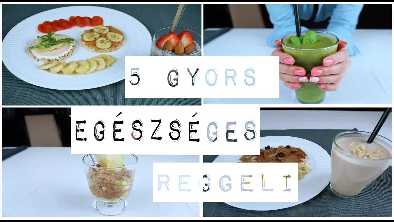 5 gyors és egészséges reggeli recept