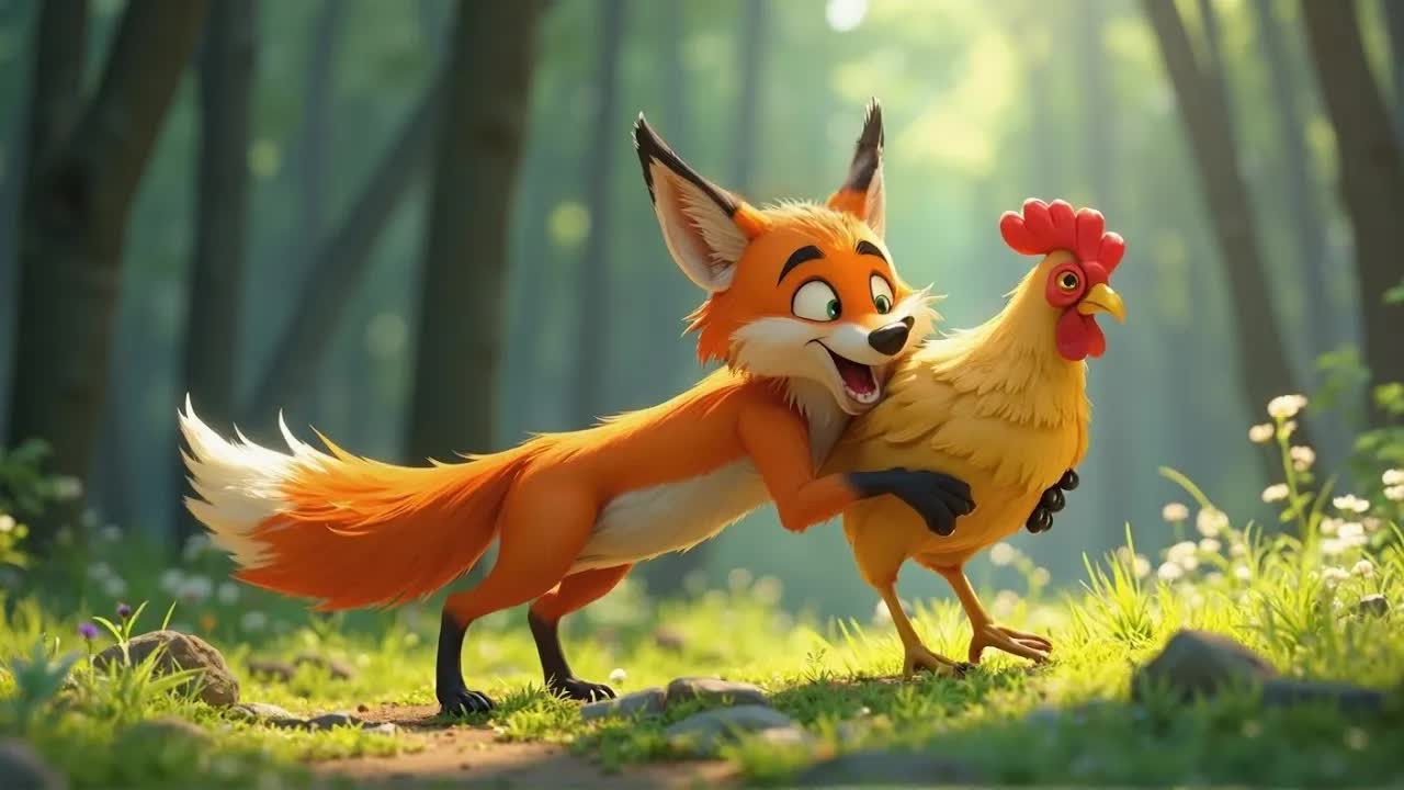 Kogucik, który nie słuchał ostrzeżeń