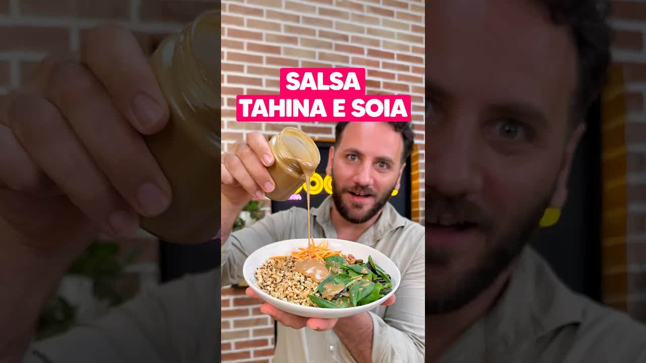 Salsa tahina fatta in casa per insalate