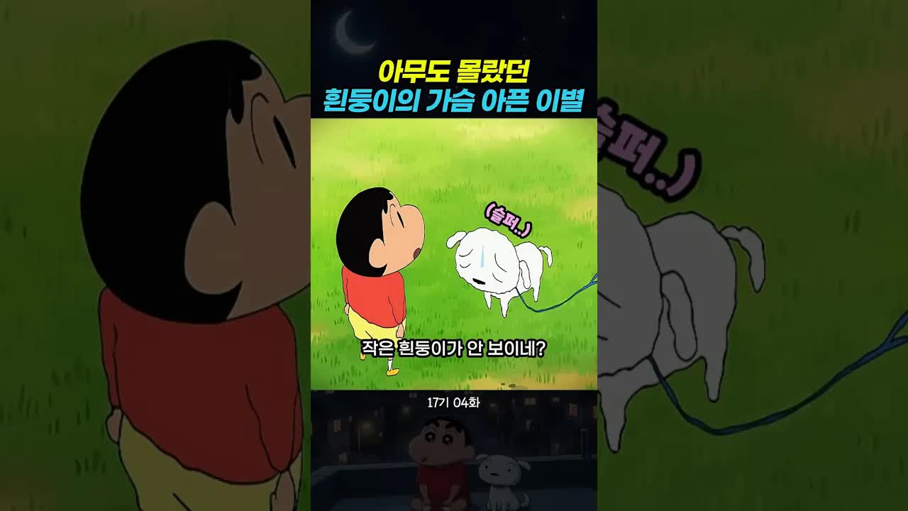 흰둥이의 가슴 아픈 이별 이야기