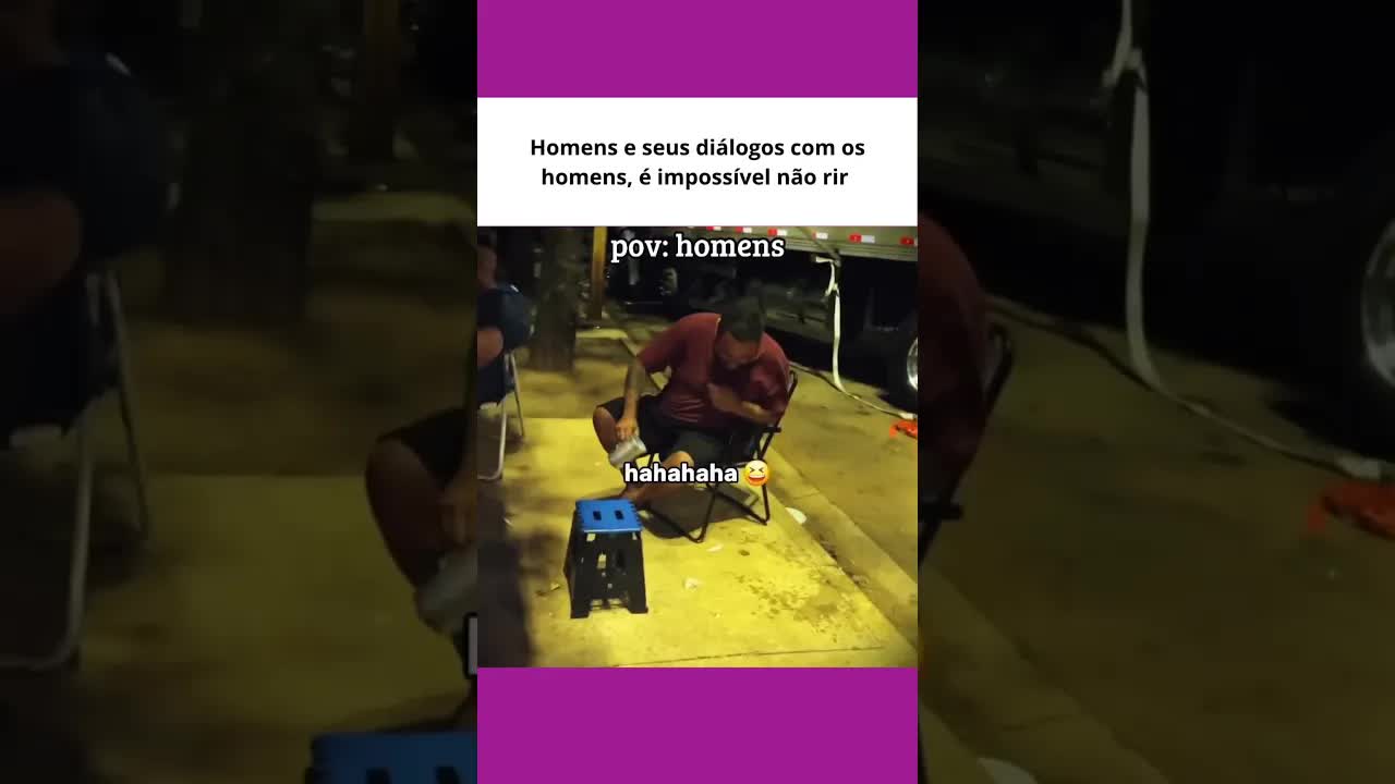 Homens e seus diálogos engraçados