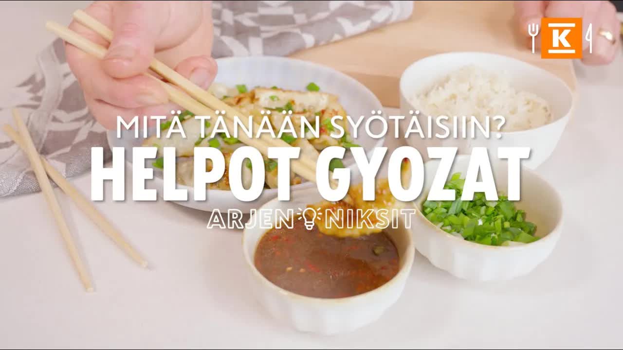 Helppojen gyozojen valmistus mikrossa