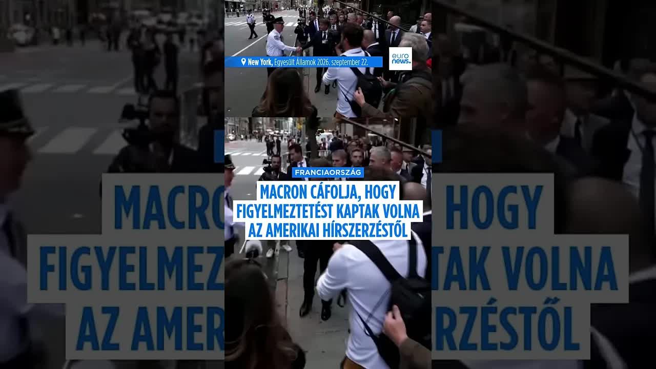 Macron cáfolja az orosz dróntámadásról szóló CIA-jelentéseket