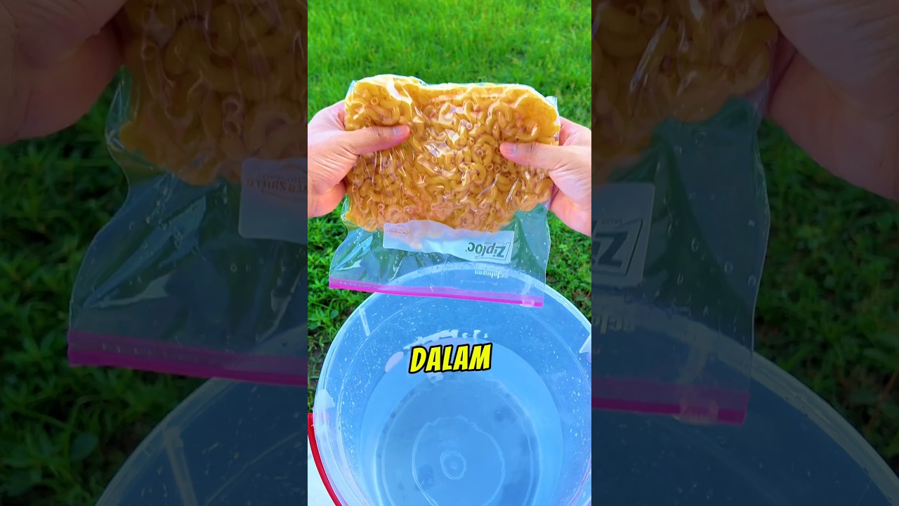 Cara Mudah Vakum Makanan Tanpa Mesin Mahal
