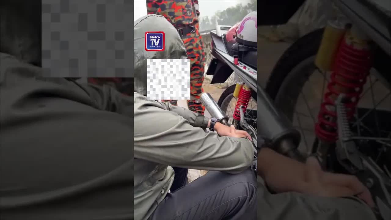Penunggang RXZ Dipujuk Kembali Selepas 9 Jam di Lebuhraya
