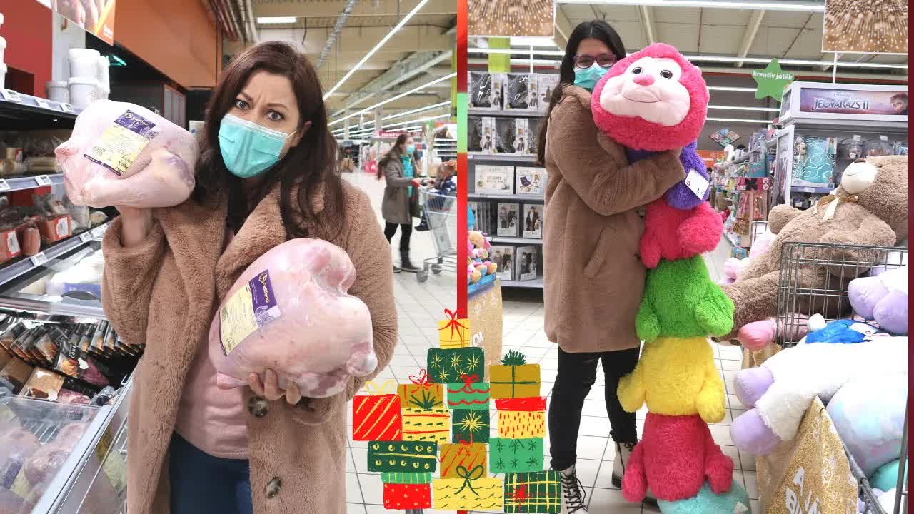 Karácsonyi bevásárlás és DIY koszorú készítés