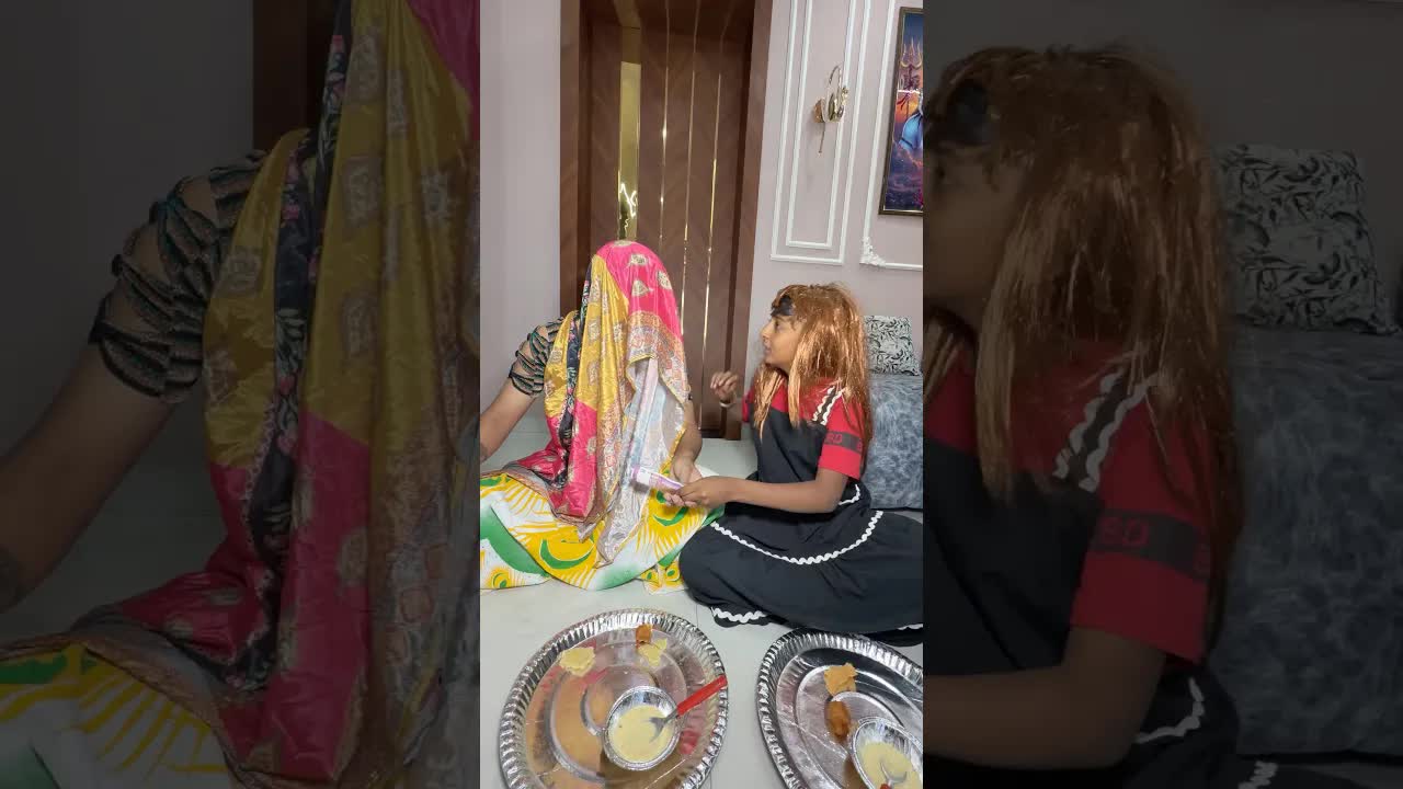 लड़के लड़की बनकर कन्या भोजन पर गए