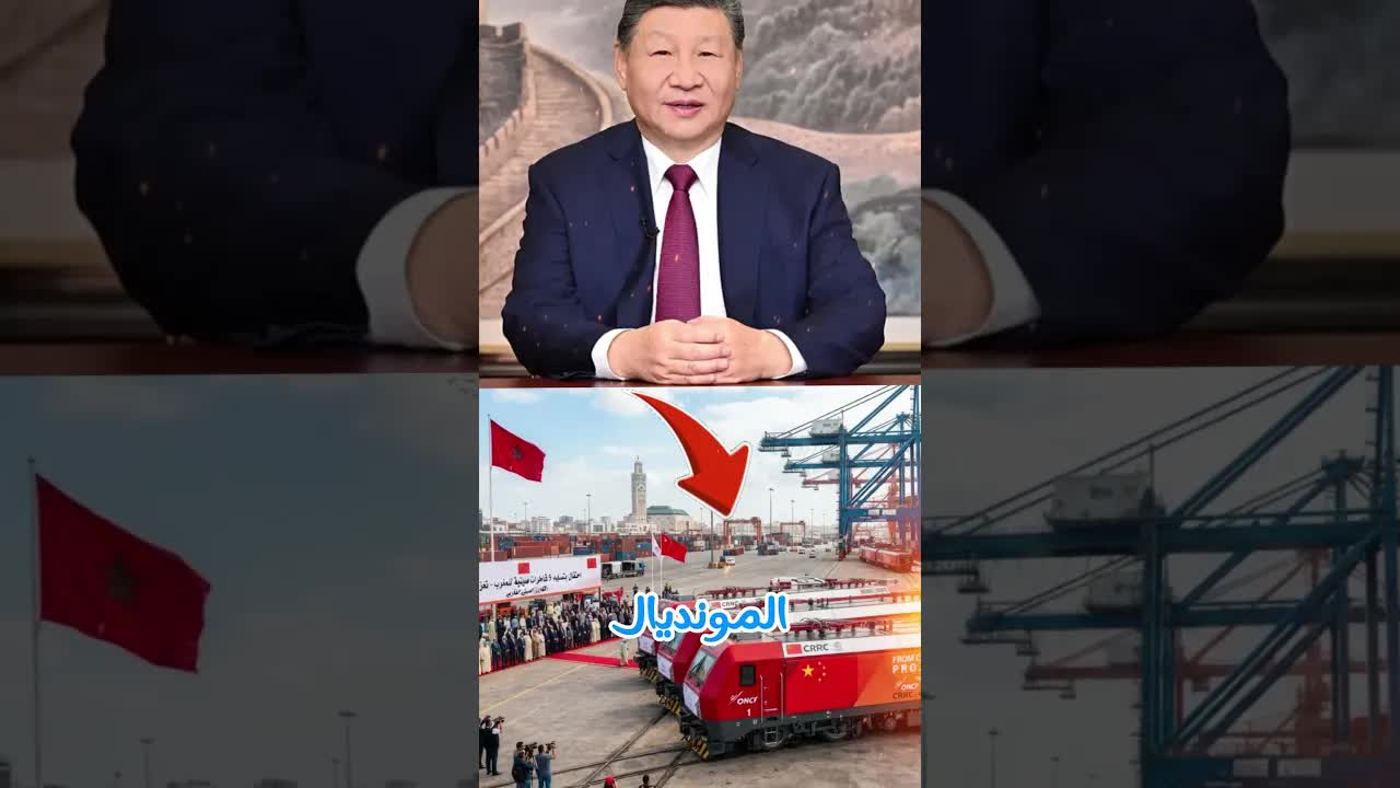 وصول قاطرات ديزل صينية إلى المغرب استعدادًا للمونديال