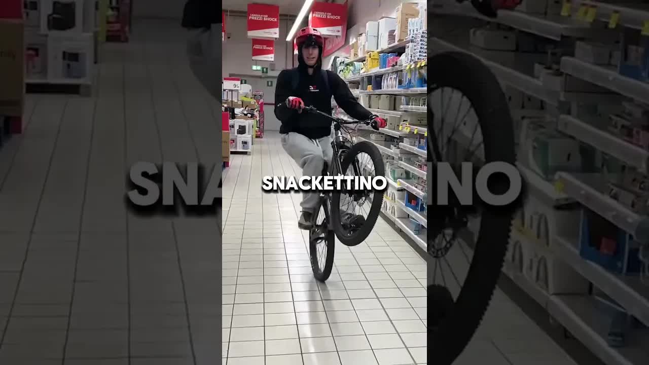 Entro in supermercato in bici per 24 ore