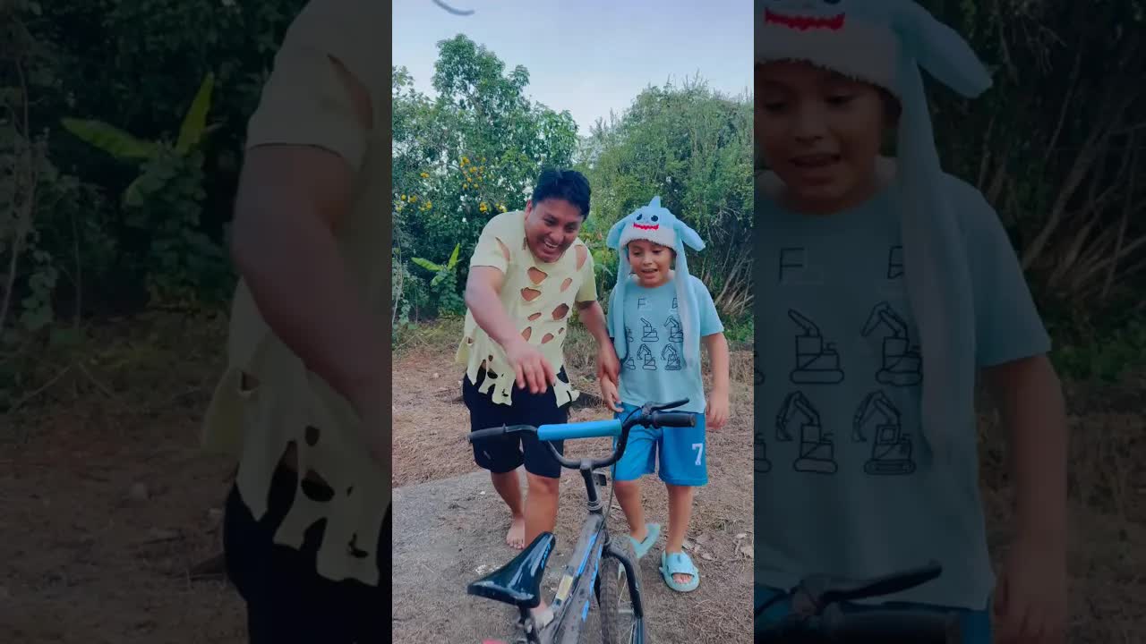 Un niño pide una bicicleta que iban a botar