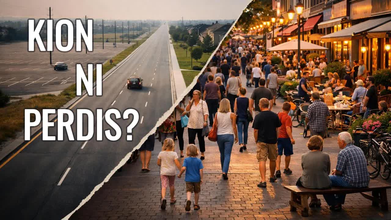 Kion ni perdas kiam la aŭto silentigas la kvartalon?