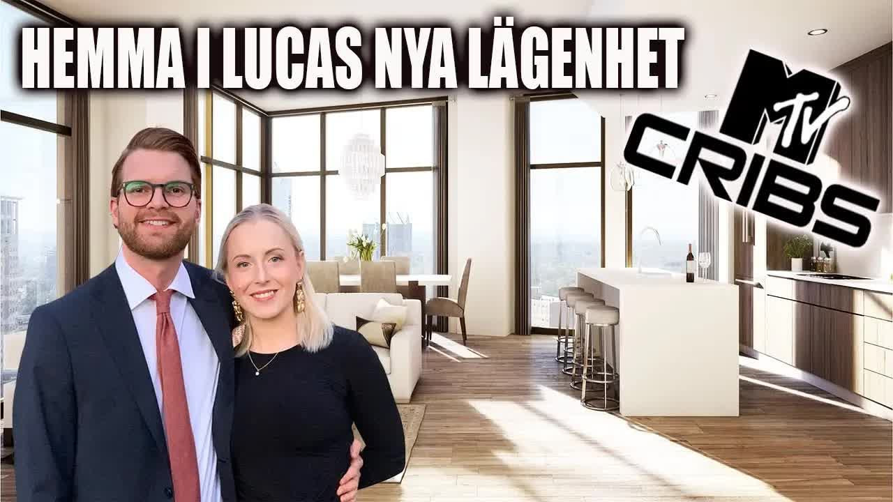 Lukas visar sin nya lägenhet i Cribs-format