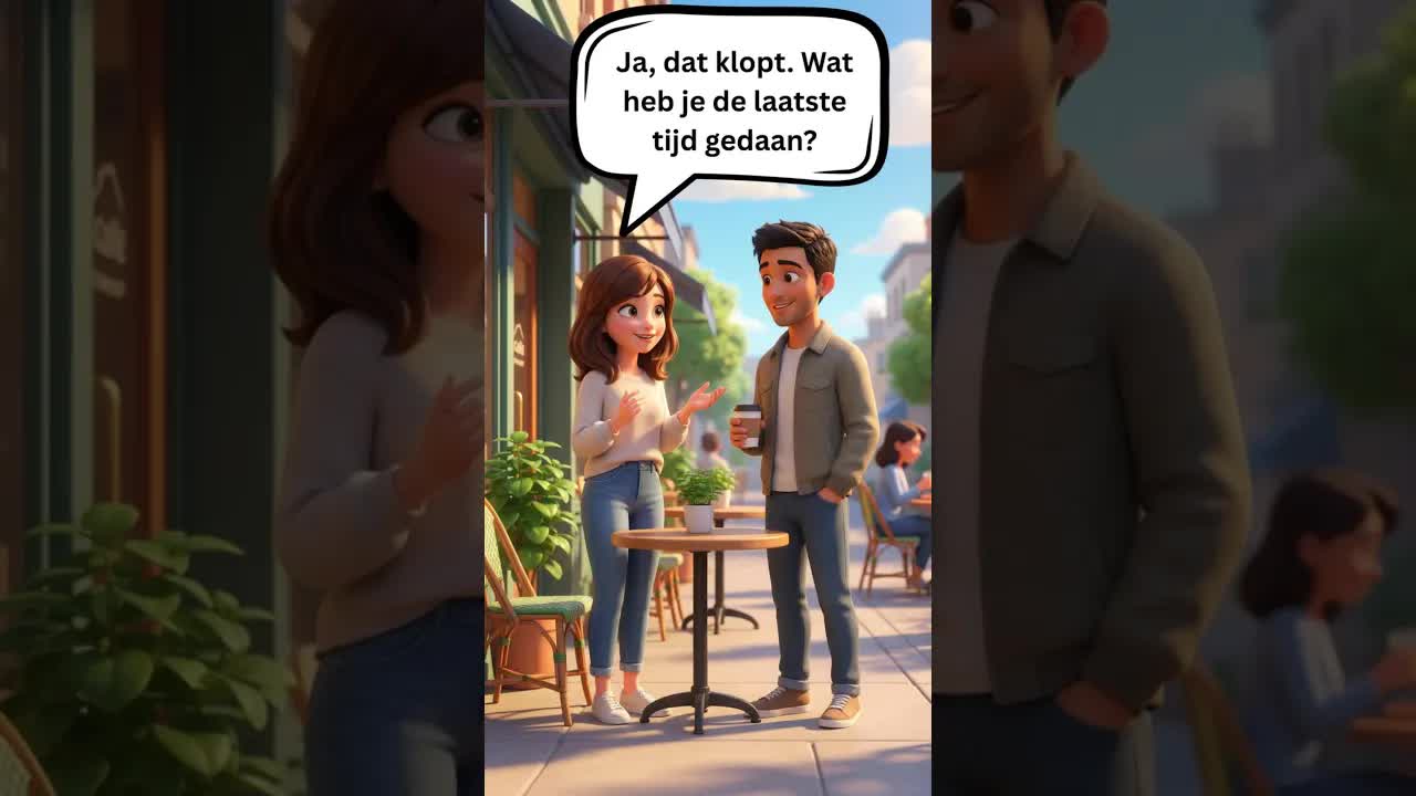 Ontmoeting op straat: korte dialoog