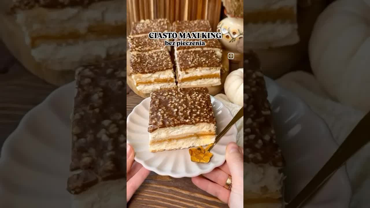 Przepis na ciasto Maxi King bez pieczenia