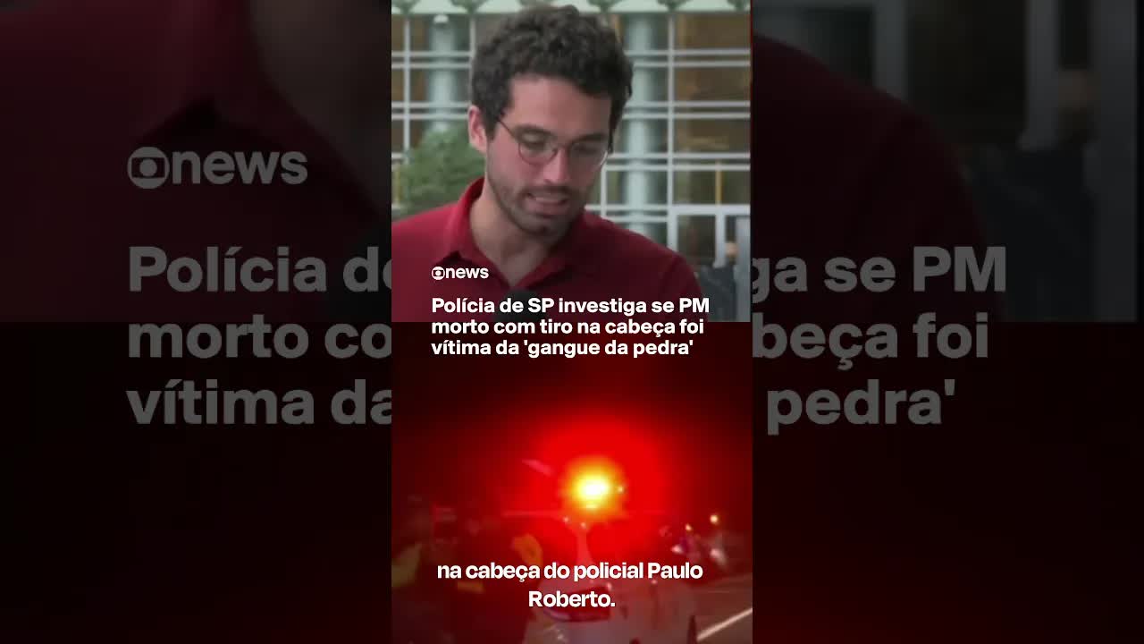 PM morto na Marginal Tietê pode ter sido vítima da gangue da pedra