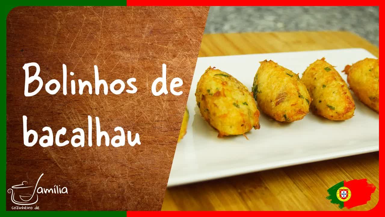 Como fazer bolinhos de bacalhau à portuguesa